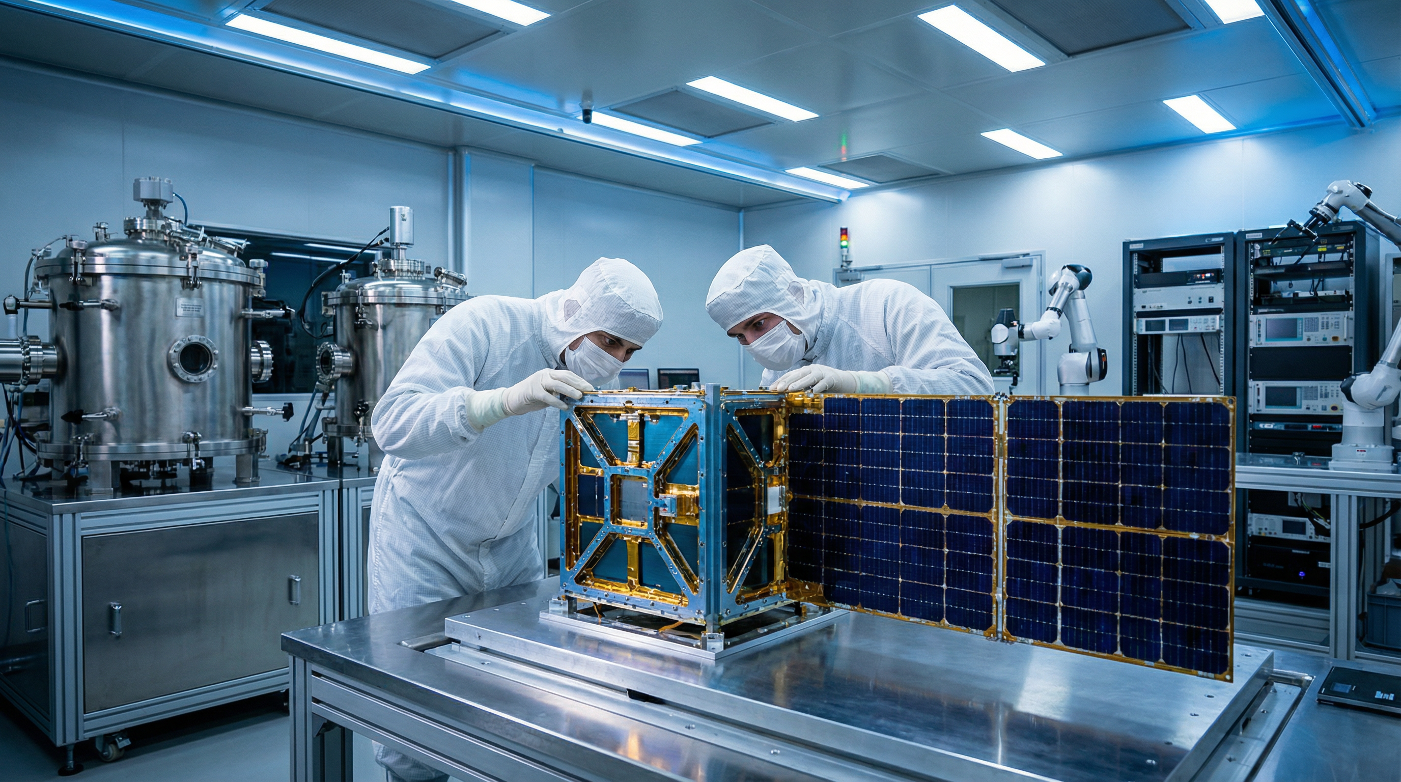 Space-Tech & In-Space Services - aerospace and defense industry sector illustration